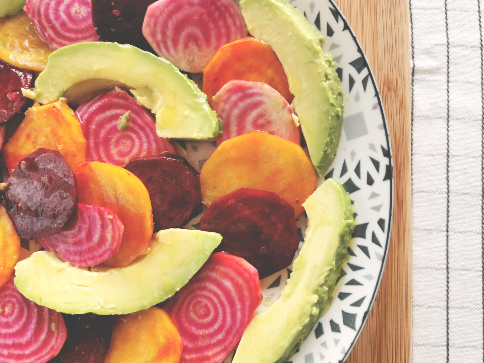 Carpaccio de betteraves